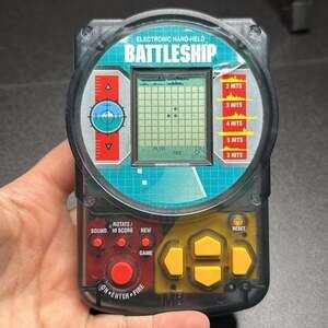 Vintage Milton Bradley Electronic Hand-Held Battleship Game 1995